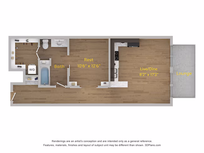 Unit 305 307 floor plan